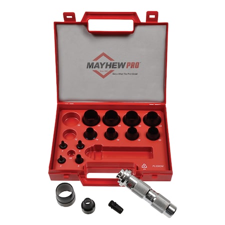 Mayhew HOLLOW PUNCH METRIC 3MM-30MM 16 PC SET MY66004